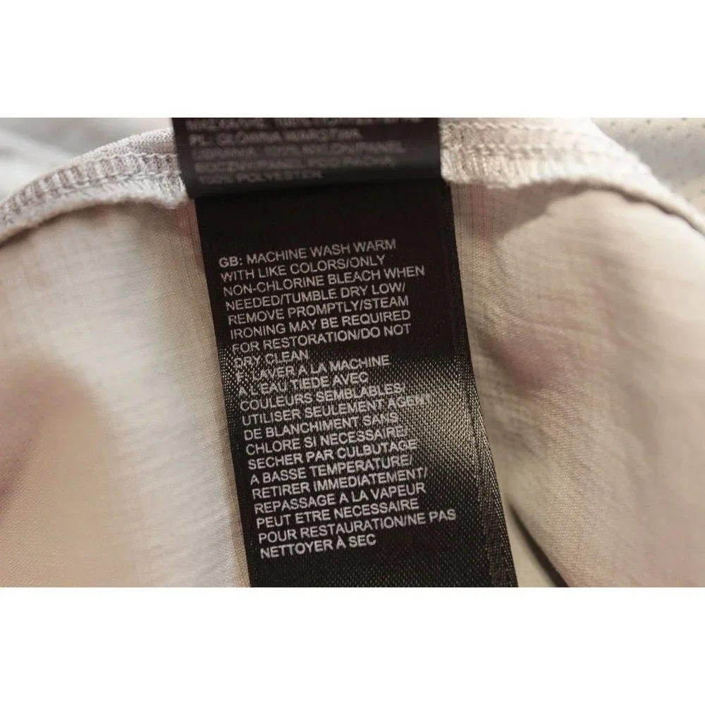 The North Face men's rip stop short sleeve pearl snap button front‎ shirt S